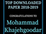 Most widely read and praised Article by Nursing Open Journal in 2018-2019